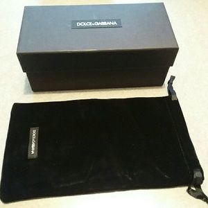 Dolce and Gabbana Sunglass box and dust bag